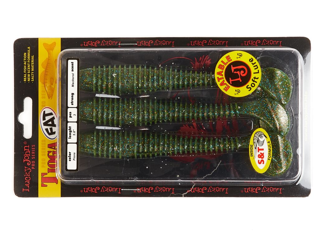 ВИБРОХВОСТЫ СЪЕДОБНЫЕ LJ PRO SERIES TIOGA FAT 5.8IN (14.70)/F08