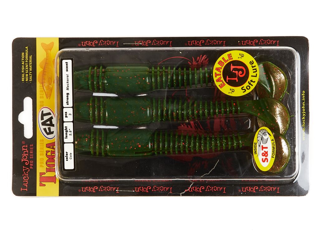 ВИБРОХВОСТЫ СЪЕДОБНЫЕ LJ PRO SERIES TIOGA FAT 5.8IN (14.70)/PA16