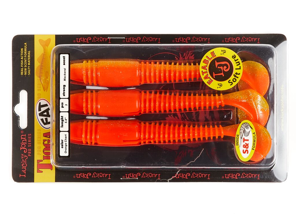 ВИБРОХВОСТЫ СЪЕДОБНЫЕ LJ PRO SERIES TIOGA FAT 5.8IN (14.70)/T26