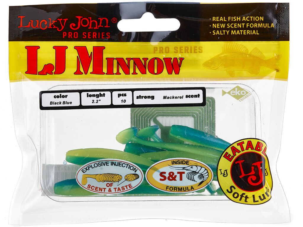 ВИБРОХВОСТЫ СЪЕДОБ. ИСКУССТ. LJ PRO SERIES MINNOW 2.2IN (05.60)/T50