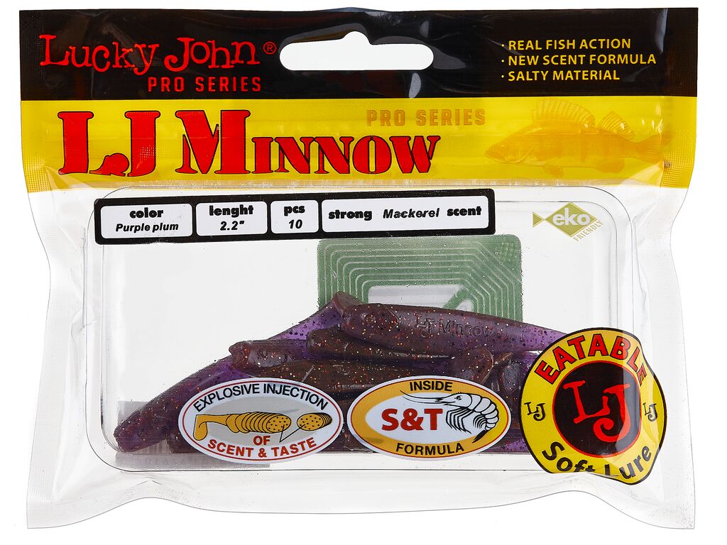 ВИБРОХВОСТЫ СЪЕДОБНЫЕ LJ PRO SERIES MINNOW 2.2IN (05.60)/S13