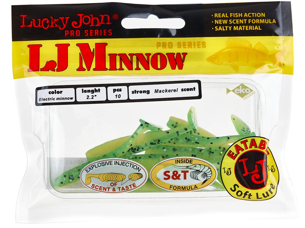 ВИБРОХВОСТЫ СЪЕДОБНЫЕ LJ PRO SERIES MINNOW 2.2IN (05.60)/T18