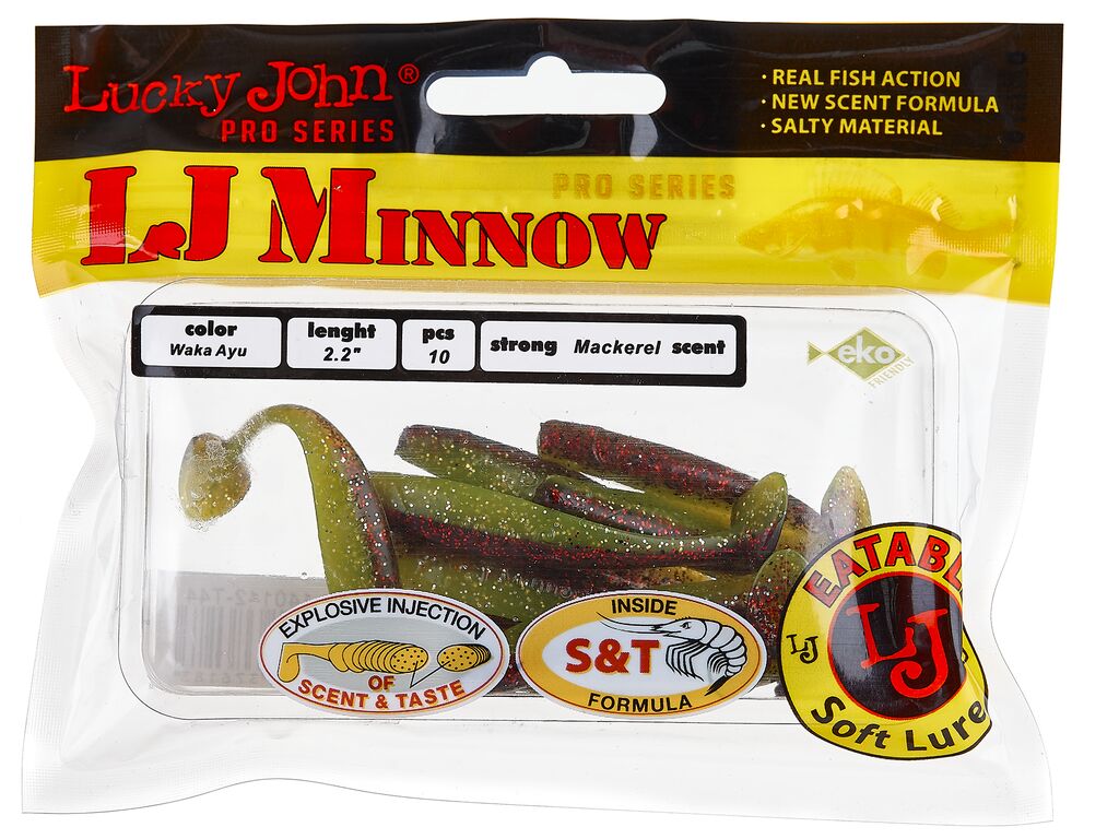 ВИБРОХВОСТЫ СЪЕДОБНЫЕ LJ PRO SERIES MINNOW 2.2IN (05.60)/T44