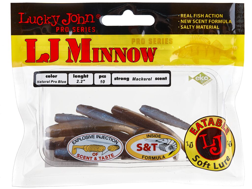 ВИБРОХВОСТЫ СЪЕДОБНЫЕ LJ PRO SERIES MINNOW 2.2IN (05.60)/T46