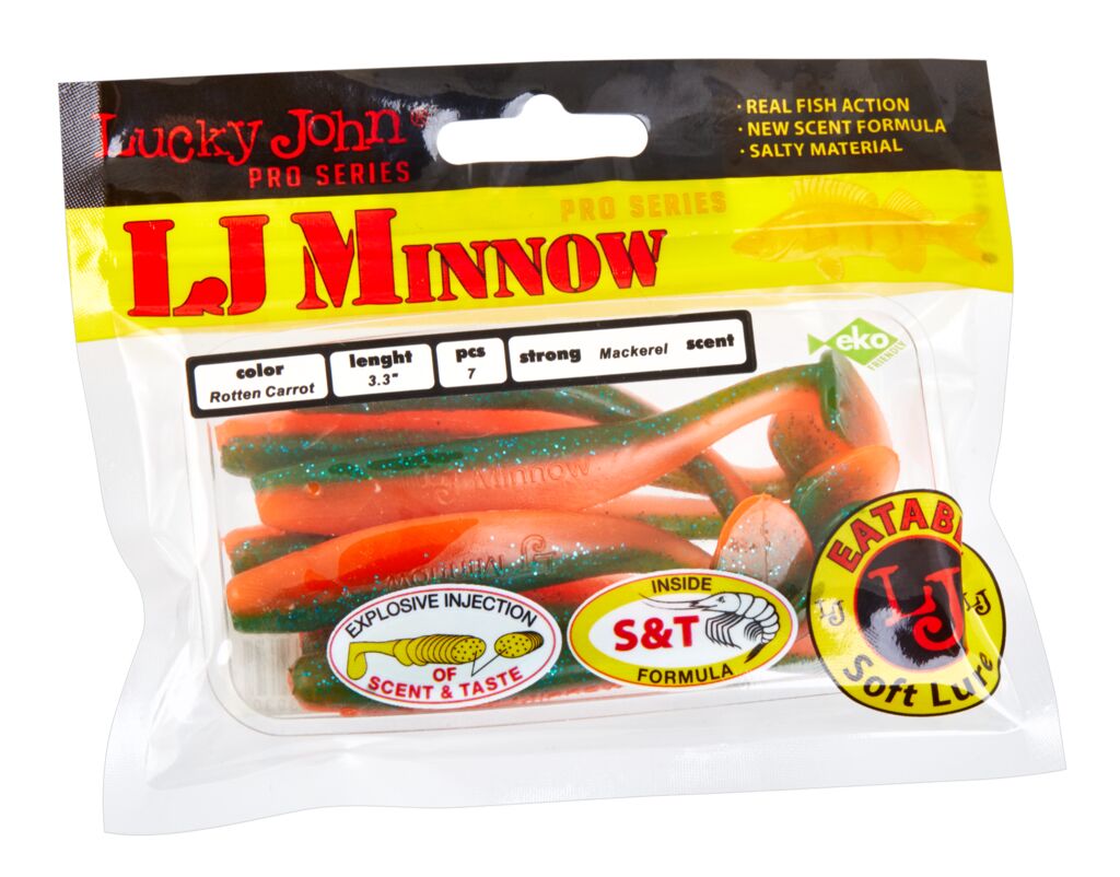 ВИБРОХВОСТЫ СЪЕДОБ. ИСКУССТ. LJ PRO SERIES MINNOW 3.3IN (08.40)/T56