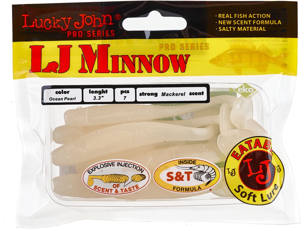 ВИБРОХВОСТЫ СЪЕДОБНЫЕ LJ PRO SERIES MINNOW 3.3IN (08.40)/033