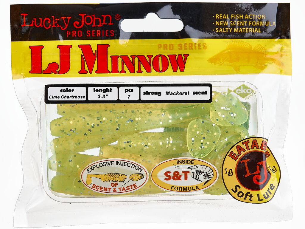 ВИБРОХВОСТЫ СЪЕДОБНЫЕ LJ PRO SERIES MINNOW 3.3IN (08.40)/071