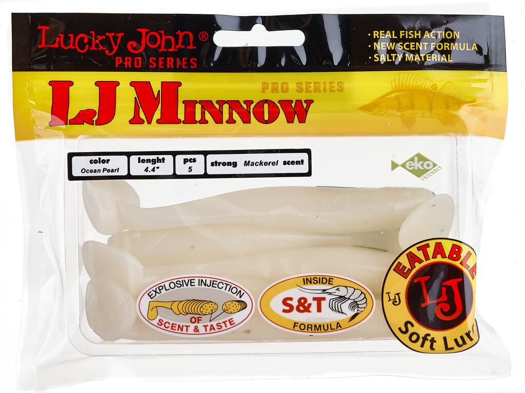ВИБРОХВОСТЫ СЪЕДОБНЫЕ LJ PRO SERIES MINNOW 4.4IN (11.10)/033