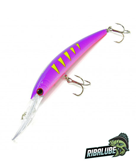 Воблер Ribalube Crystal Minnow 130мм/20гр/5-6,0м/#009