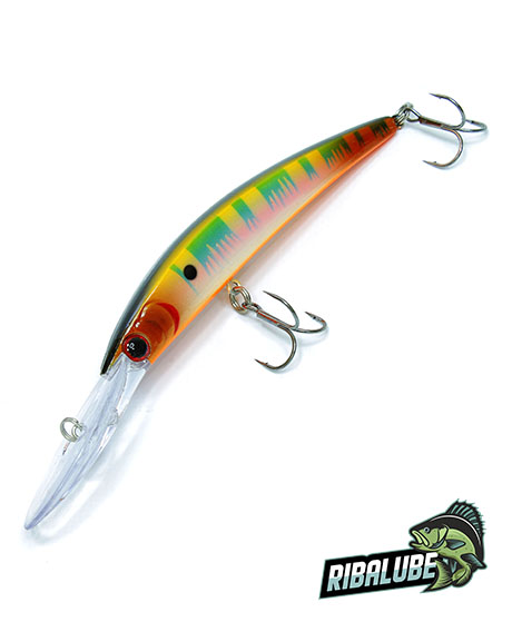 Воблер Ribalube Crystal Minnow 130мм/20гр/5-6,0м/#067