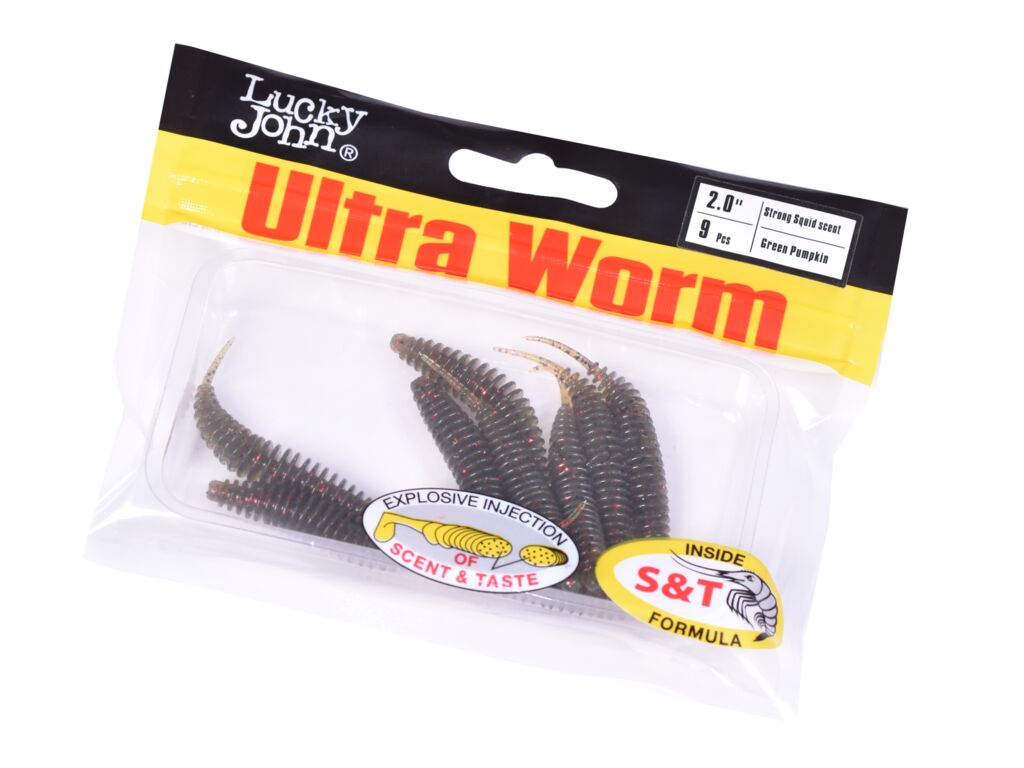 Слаги съедобные искусственные LJ Pro Series ULTRAWORM 1,0in (02.54)/PA03 20шт.