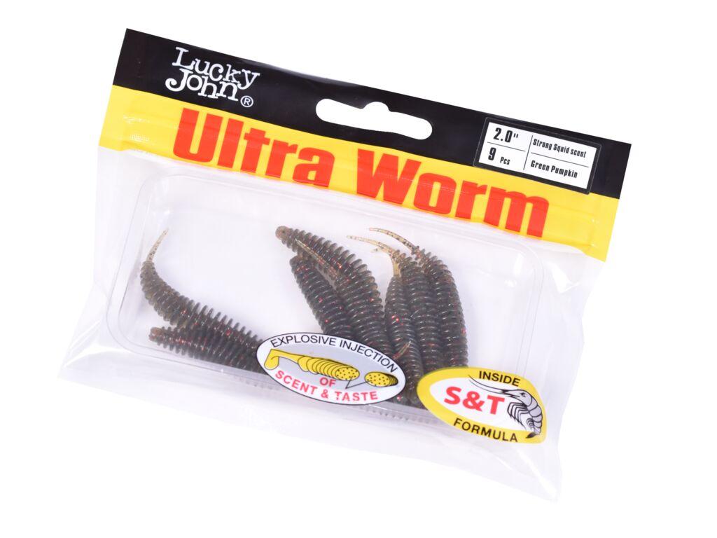 Слаги съедобные искусственные LJ Pro Series TRICK ULTRAWORM 1,4in (03.50)/S63 12шт.