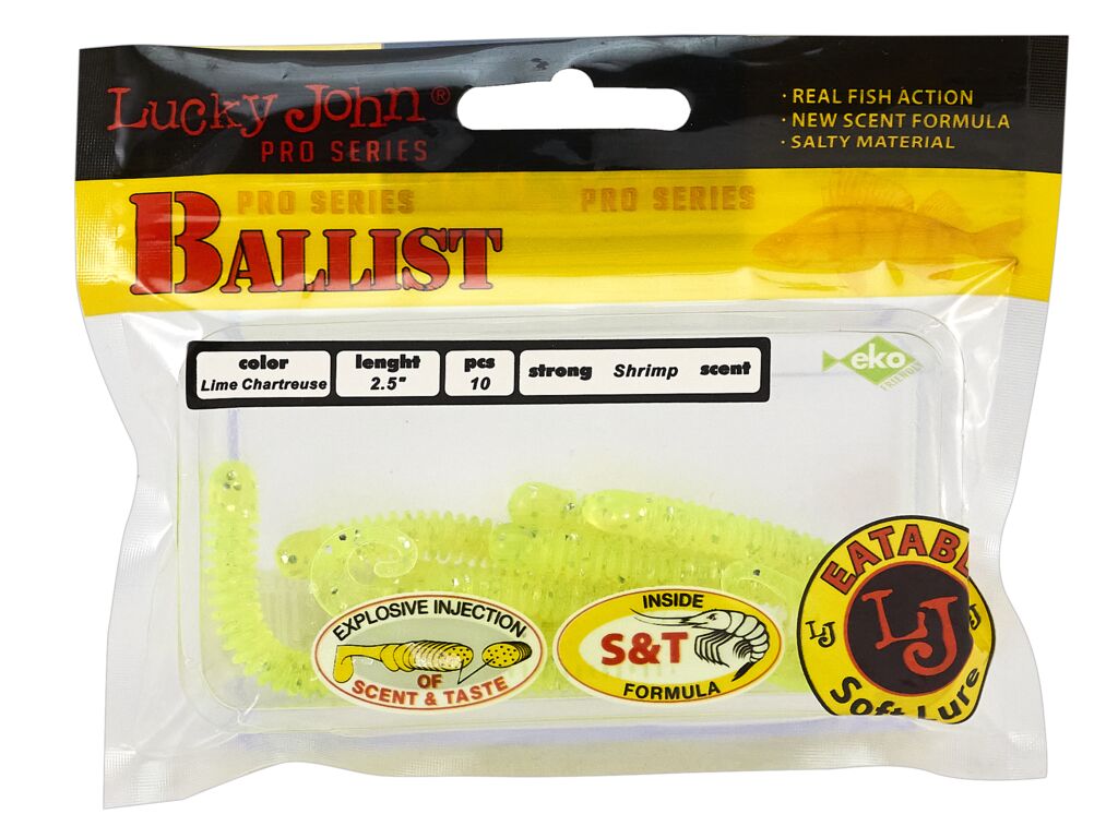 Твистеры съедобные LJ Pro Series BALLIST 2.5in (06.30)/071 10шт.