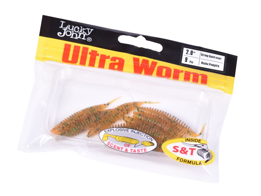 Слаги съедобные искусственные LJ Pro Series ULTRAWORM 1,0in (02.54)/PA19 20шт.