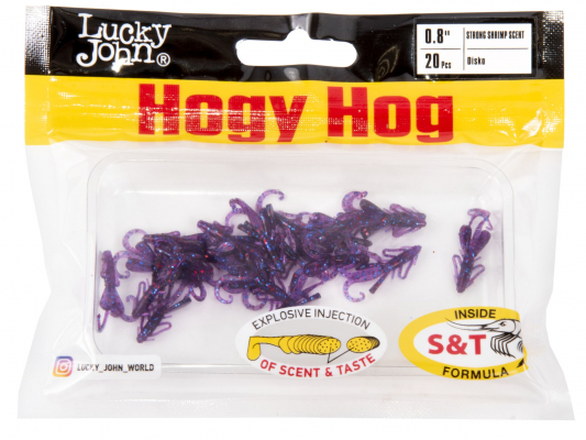 Твистеры съедоб. искусст. LJ Pro Series HOGY HOG 0,8in (02.03)/S63 20шт.