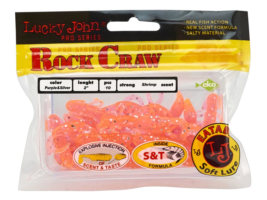 Твистеры съедобные LJ Pro Series ROCK CRAW 2.0in (05.10)/016 10шт.