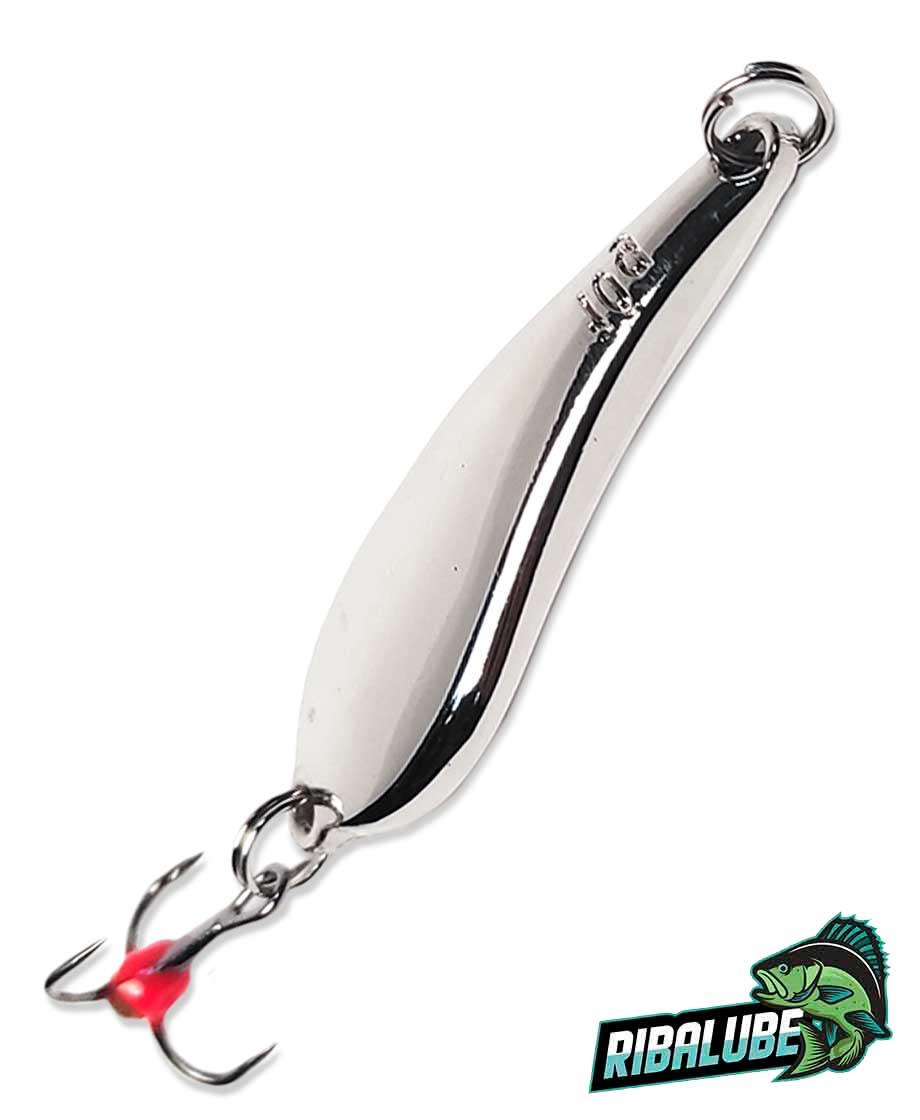 Зимняя блесна HITFISH Winter spoon 7008 45mm 10gr Col. 01 (Silver)