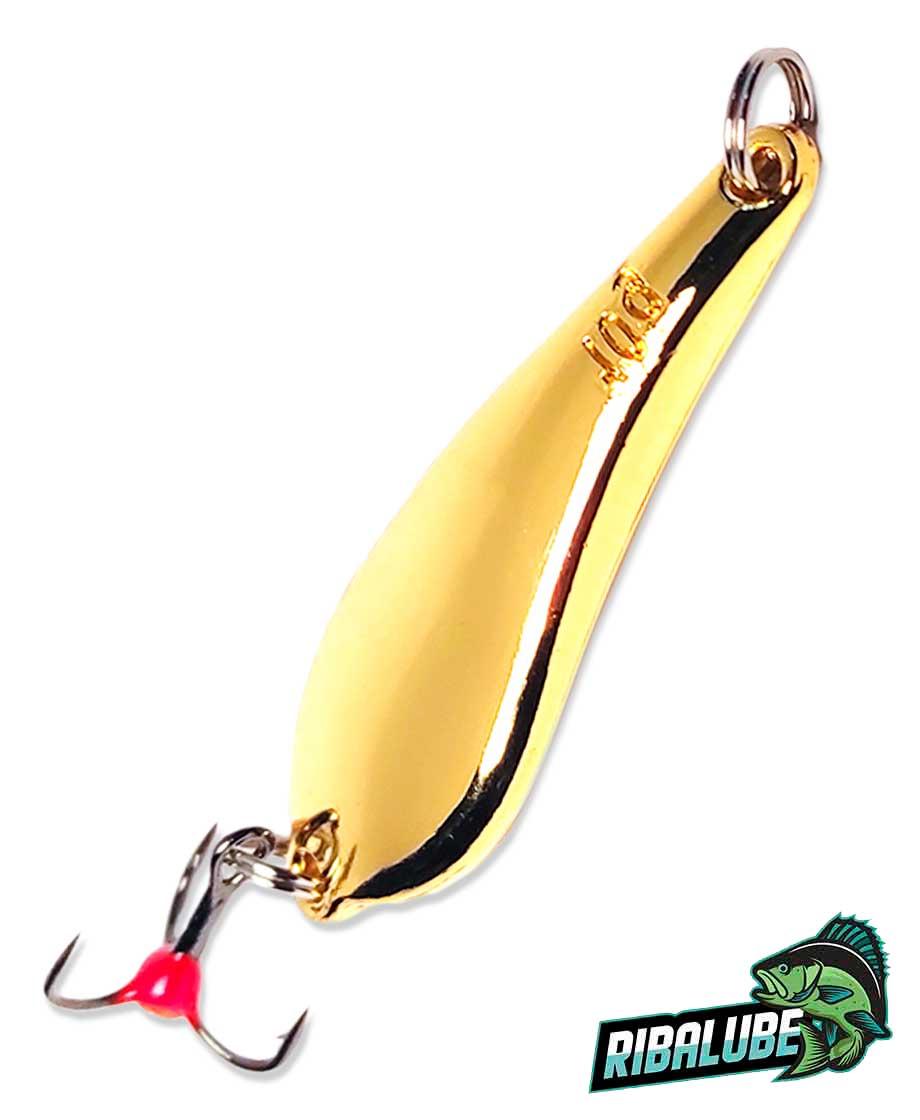 Зимняя блесна HITFISH Winter spoon 7008 45mm 10gr Col. 03 (Gold)