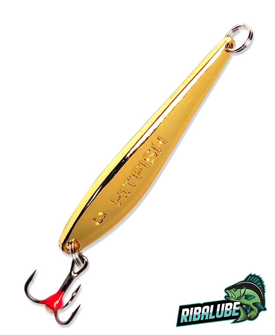 Зимняя блесна HITFISH Winter spoon 7015 31mm 1.5gr Col. 03 (Gold)