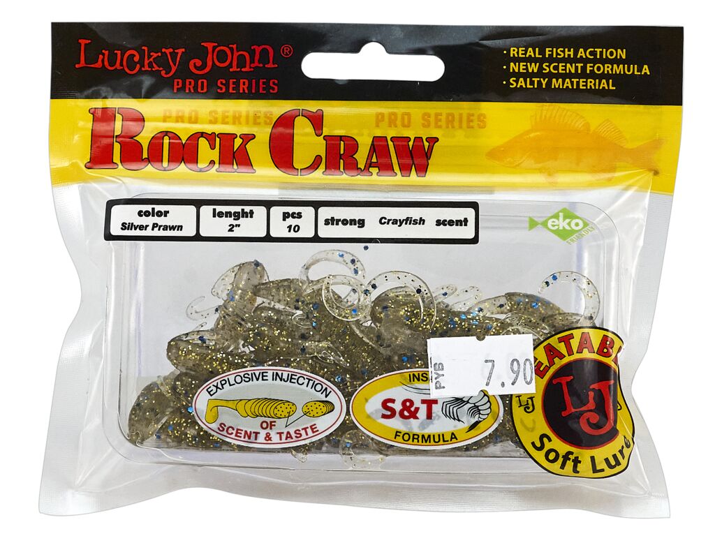 Твистеры съедобные LJ Pro Series ROCK CRAW 2.0in (05.10)/CA35 10шт.