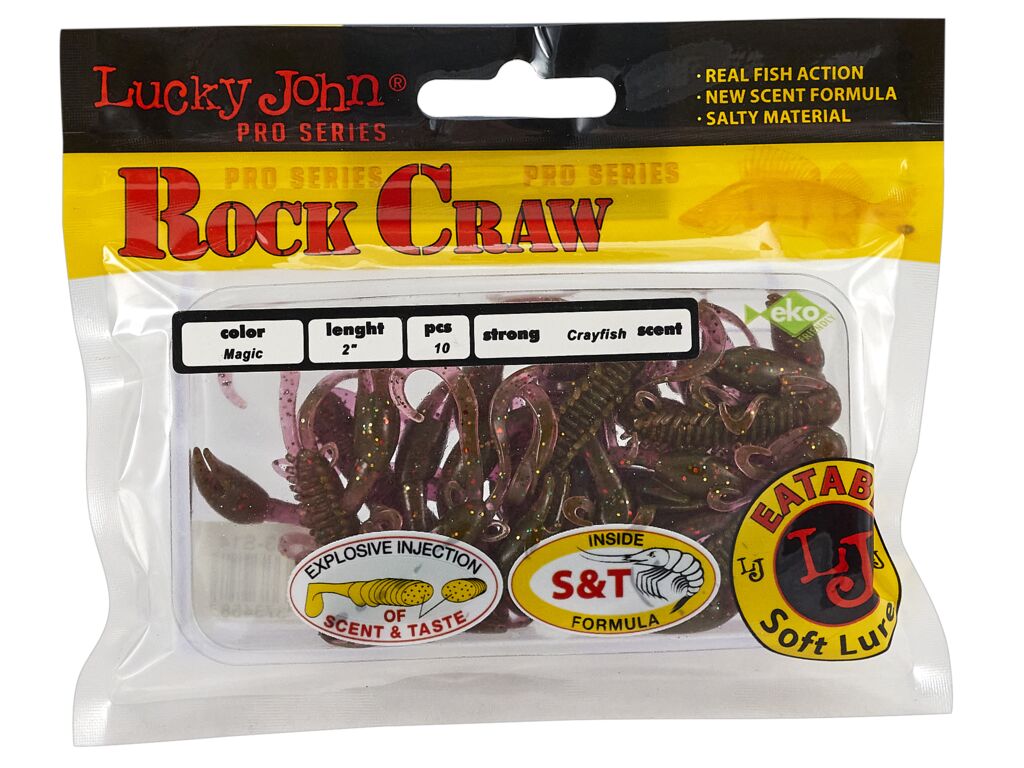 Твистеры съедобные LJ Pro Series ROCK CRAW 2.0in (05.10)/S14 10шт.