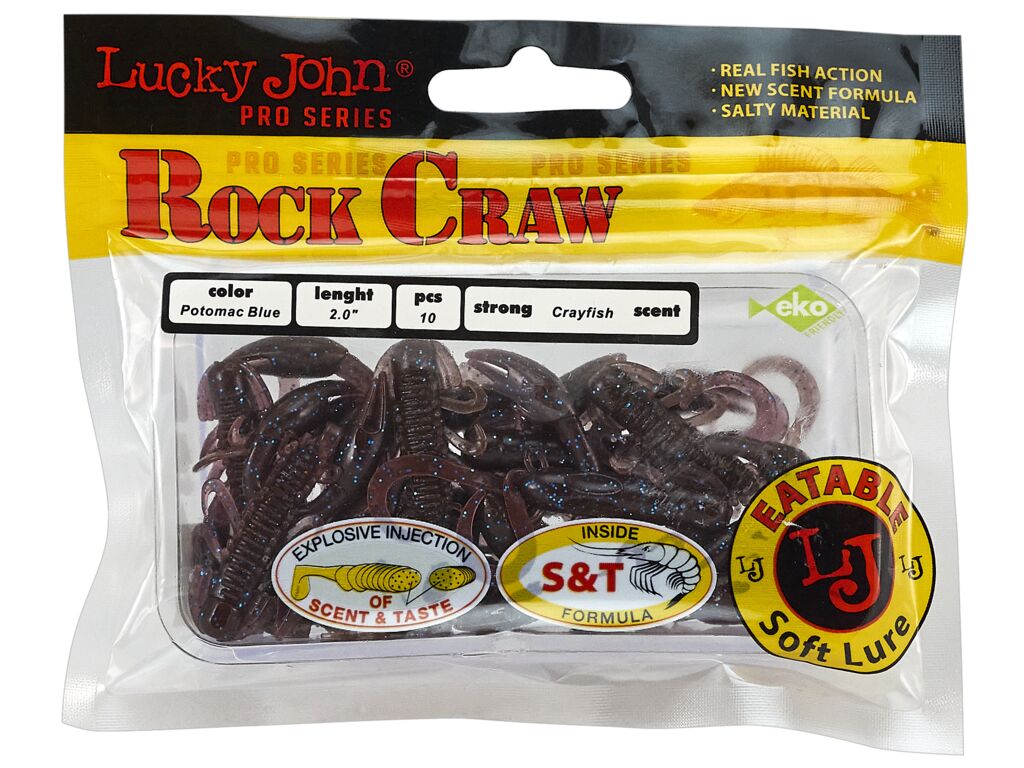 Твистеры съедобные LJ Pro Series ROCK CRAW 2.0in (05.10)/S19 10шт.