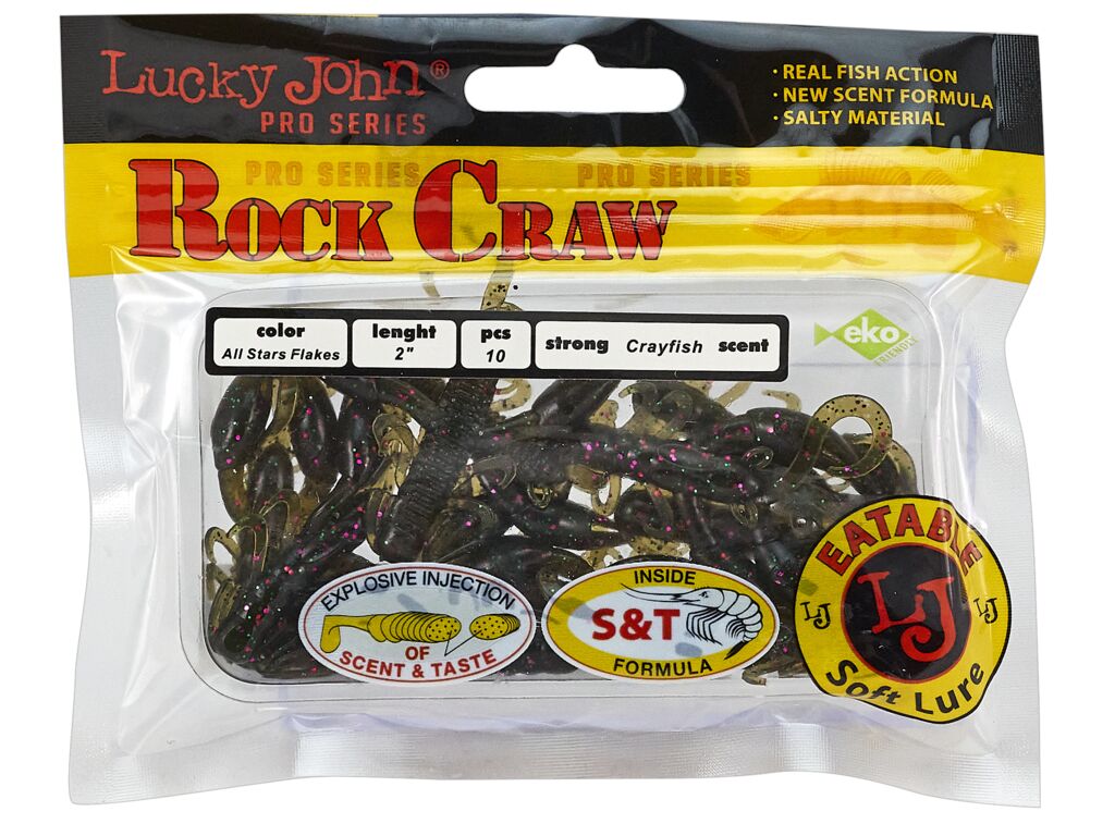 Твистеры съедобные LJ Pro Series ROCK CRAW 2.0in (05.10)/S21 10шт.