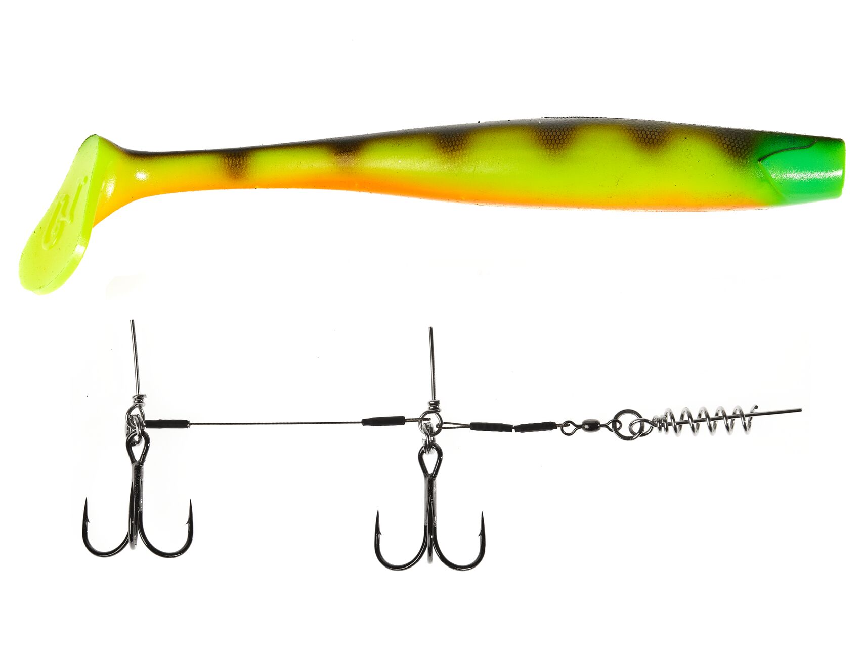 Виброхвост LJ 3D BBS Series KUBIRA SWIM SHAD 9,0in (22,86)/PG30 1шт.+Stinger L