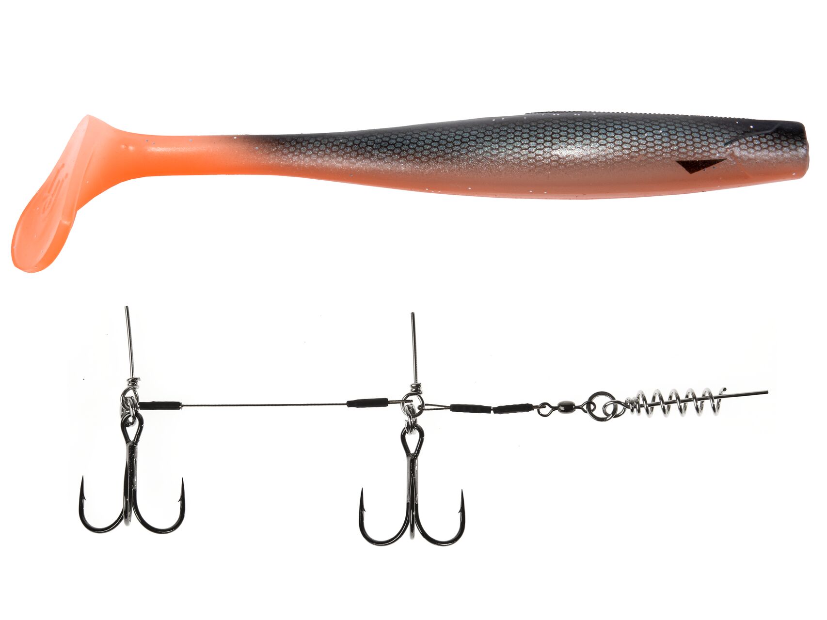 Виброхвост LJ 3D BBS Series KUBIRA SWIM SHAD 9,0in (22,86)/PG40 1шт.+Stinger L