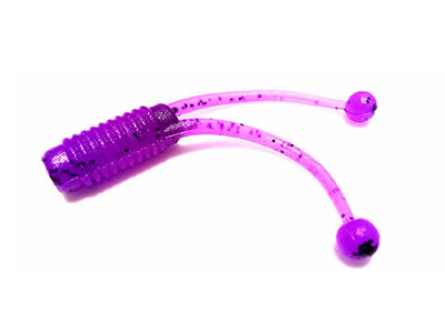 Мягкая приманка TrixBait Dancer 1,2", цв.007 violet seed, уп.12шт