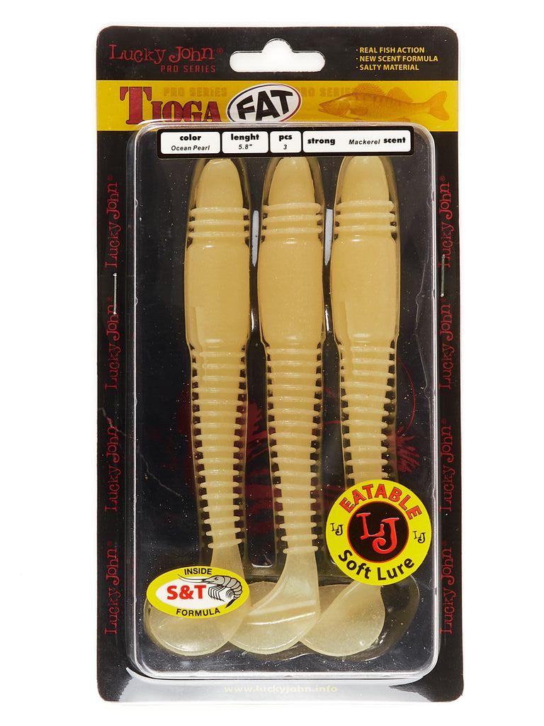 Виброхвосты съедобные LJ Pro Series TIOGA FAT 5.8in (14.70)/033 3шт.