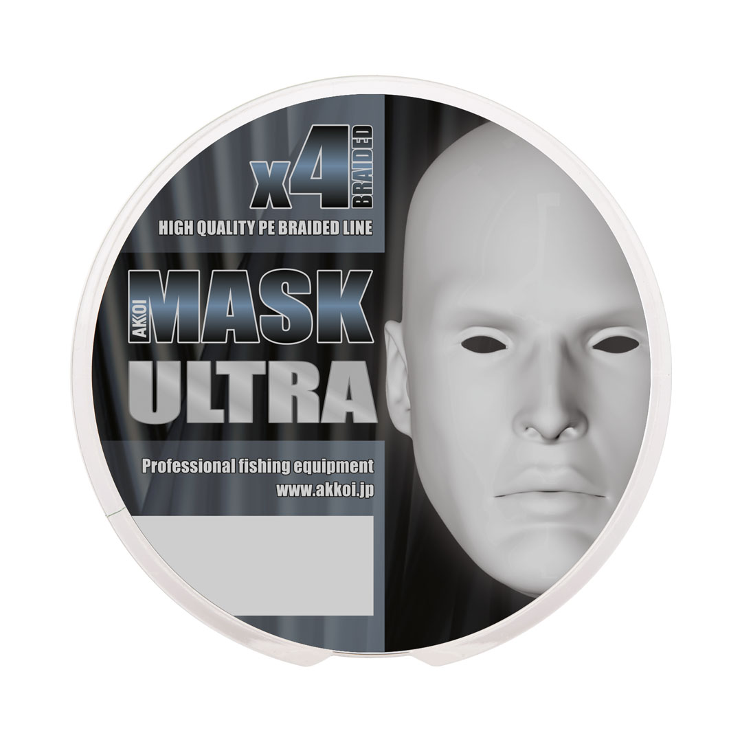 Плетёный шнур AKKOI MASK ULTRA x4 130м dark-green 0.14мм/5,44кг