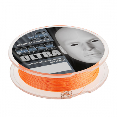 Плетёный шнур AKKOI MASK ULTRA x4 130м orange 0.06мм/2,27кг