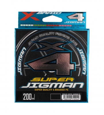 Шнур X-BRAID SUPER JIGMAN X4 200m #1.5 25lb