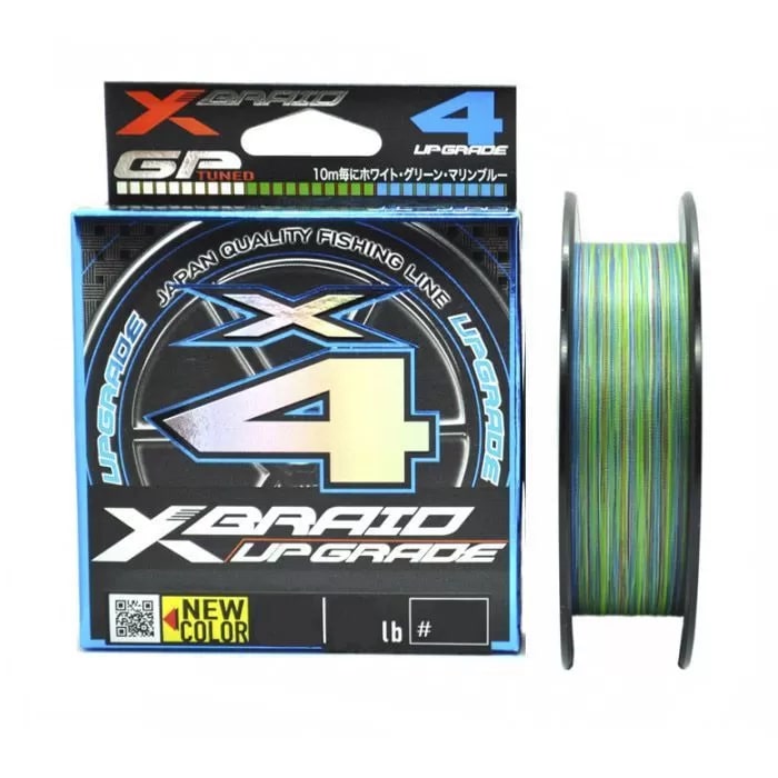 Шнур X-BRAID UPGRADE X4 150m 3COLOR #1 18 lb