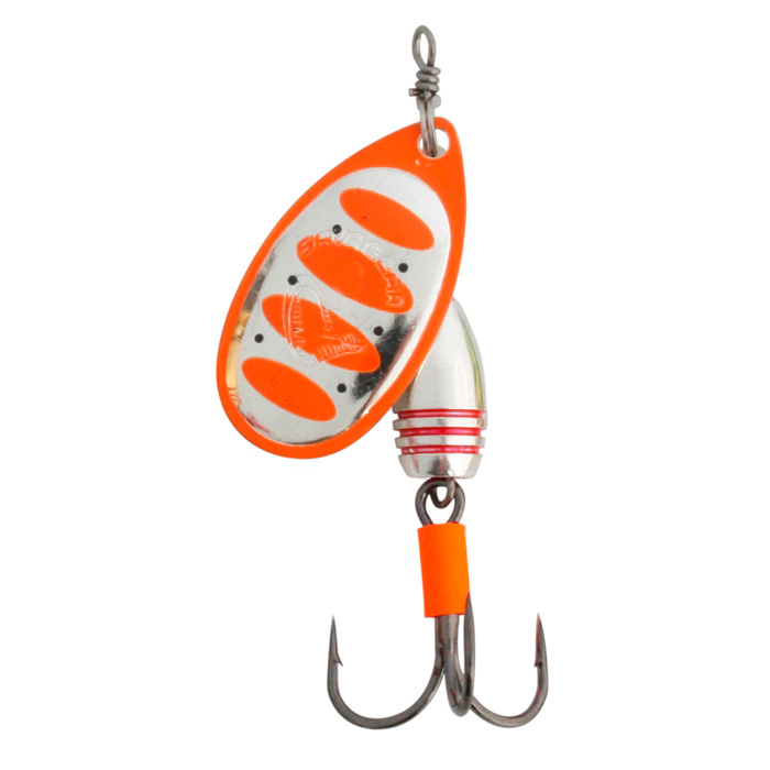 Блесна вращающаяся Savage Gear Rotex Spinner #3 Sinking Fluo Orange Silver, 8г