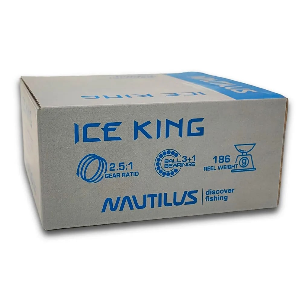 Катушка зимняя Nautilus Ice King White