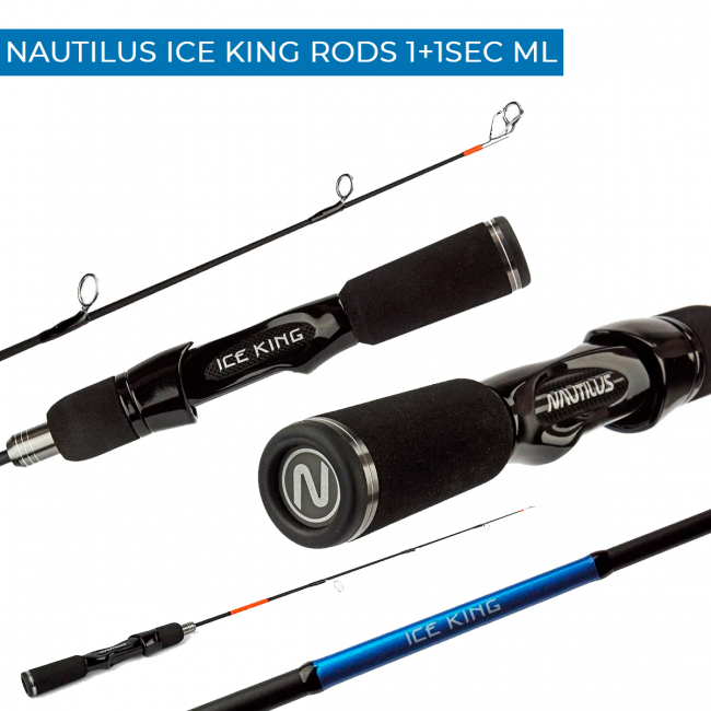 Удилище зимнее Nautilus Ice King Rods 1+1SEC ML